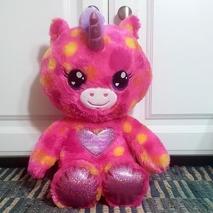 Build A Bear Heartables Polka Dot Unicorn Plush